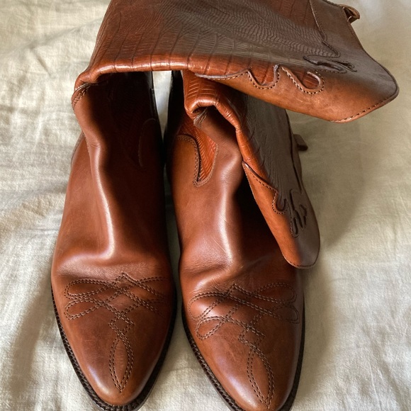 Vintage Joan & David Handmade Italian Leather Boots Excellent Condition. - Picture 3 of 7